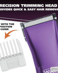 Wahl Pure Confidence Rechargeable Electric Trimmer, Shaver, & Detailer for Smooth Shaving & Trimming of The Face, Underarm, Eyebrows, & Bikini Areas – Model 9865-100