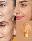 NYX PROFESSIONAL MAKEUP Buttermelt Glaze Soft Glow Skin Tint + SPF 30, Up To 12HR Wear, 02 Vanilla Bean Butta