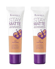 Rimmel, Stay Matte Foundation, True Nude 2 Count(Pack of 1)