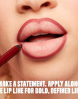 NYX PROFESSIONAL MAKEUP Line Loud Lip Liner, Longwear and Pigmented Lip Pencil with Jojoba Oil & Vitamin E - Ten Out Of Ten