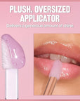 REVLON Super Lustrous Glimmer Lip Oil, Moisturizing & Tinted, Shiny Finish, Made with Plant-Based Squalane, 001 Candy Hearts, 0.13 fl oz