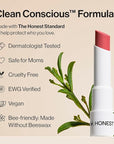 Honest Beauty Moisturizing Vegan Tinted Lip Balm | Antioxidant-rich Acai Extracts + Avocado Oil | Paraben Free + Cruelty Free | Blood Orange