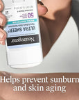 Neutrogena Ultra Sheer Dry Touch SPF 50 Mineral Sunscreen Stick for Sensitive Skin, Zinc Oxide, Body & Face Sunscreen with Vitamin E, No White Residue & Vegan, 1.5 oz