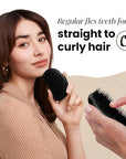 Tangle Teezer Original Detangler Brush, Dry & Wet Hairbrush for All Hair Types, Panther Black