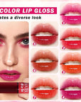 7 Colors Korean Lip Tint Stain Set Long-lasting Waterproof Velvet Lip Tint Moisturizing Lip Gloss Set,Multi-Use Lip and Cheek Tint for Women Daily Lip Makeup