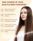Folliculitis 3-Piece Set - Folliculitis Shampoo, Dry Scalp Serum & Body Spray with Salicylic Acid, Tea Tree Oil & Peppermint Oil - Soothes Itchy Scalp, Razor Bumps & Blemishes by e70