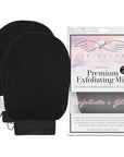 Seraphic Skincare (Original) Premium Exfoliating Mitt for Body (2pc) – 100% Vegan Viscose Traditional Body Scrub Glove Kessa Korean Washcloth – Body Exfoliator for Self-Tan Removal & Keratosis Pilaris