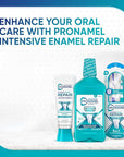 Sensodyne Pronamel Intensive Enamel Repair Alcohol-Free Mouthwash to Help Actively Repair Enamel and Protect Against Cavities, Extra Fresh, 16.9 fl oz (3 Pack)