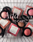 LAURA GELLER NEW YORK Baked Blush-n-Brighten Marbleized Blush for Cheeks - Cherry Custard - Natural Finish - Buildable Color
