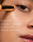 RoC Multi Correxion Revive + Glow Vitamin C Eye Balm (0.14 oz) with Retinol Eye Cream Packette