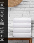 Infinitee xclusives white hand towels