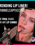 Rimmel Lasting Finish 8HR Soft Lip Liner Pencil - Vibrant, Blendable Formula to Lock Lipstick in Place for 8 Hours - 725 Tiramisu, .04oz