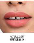 Rimmel Lasting Finish Matte Lipstick - All-Day Intense Lip Color with Exclusive Ruby and Diamond Complex - 560 Crimson Desire, .14oz