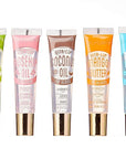 Ruby Kisses Broadway Vita-Lip Clear Lip Gloss (5 Pack Mint, Rosehip, Coconut, Argan Oil, Mango Butter), Ultra-Hydrating & Soothing Formula with Vitamin Oils, High-Shine Non-Sticky Finish Lip Balm