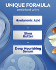 NIVEA Shea Nourish Body Lotion for Dry Skin with Hyaluronic Acid, Shea Butter and Deep Nourishing Serum, 48-Hour Body Moisturizer, 16.9 Fl Oz Pump Bottle