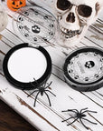 UCANBE Goth White Cream to Powder Foundation Makeup, Professional Clown White Face Body Paint with Matte Finish for Halloween, SFX Makeup, Cosplay, Costume, Stage, Mime & Film(0.52oz)