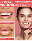3PCS Bee Lip Balm Honey Pot Products(Honey+Strawberry+Watermelon)