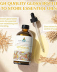 EVOKE OCCU Pure & Natural Vetiver Essential Oil for Skin, DIY, Candle and Soap Making - 4 Fl Oz