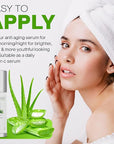 Elite Vitamin C Serum for Face with Hyaluronic Acid, Pure Aloe Vera Gel, Vitamin E Oil: Anti Aging Skin Firming Serum, Pore Minimizer & Dark Spot Corrector for Face (.5 fl oz.)