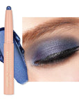 Oulac Waterproof Eye Shadow Stick Smooth and Long Lasting, Shimmering Glitter Finish, Blendable Eyes Makeup, Vegan & Cruelty-Free 1.25g, 20 Navy Velvet