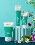Proactiv Clean 3 Step Acne Routine w/ Pimple Patches- Sulfur Acne Treatment Cleanser, Azelaic Acid Serum, and Facial Moisturizer for Sensitive, Acne-Prone Skin- 30 Day Acne Kit with Pimple Patches