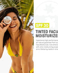 Raw Element Ultra-Moisturizing Tinted Face Cream, Non Toxic 1.8 oz