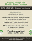 Liver Complete 16oz - Organic Liquid Liver Cleanse & Detox Supplement for High Enzymes, Fatty Liver, & Liver Support