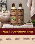 OKAY-Shampoo and Conditioner Black Jamaican Castor Oil Hair Care Set Moisture and Growth - Set Of 2