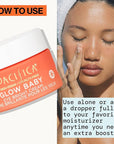 Pacifica Glow Baby Brightening Eye Cream – Vitamin C Under Eye Cream for Dark Circles & Puffiness, Caffeine-Infused Eye Brightener for Tired Eyes Fragrance-Free 0.5 oz Clean Vegan Dermatologist Tested