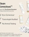 The Honest Company Fragrance Free Bathtime Gift Set | Hypoallergenic Bath Essentials for Sensitive Skin | Shampoo + Body Wash, Face + Body Lotion, Bubble Bath, Conditioner, Wash Cloth