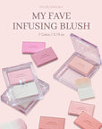 HOLIKA HOLIKA Infusing Blush with Brush - Lightweight,