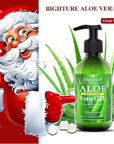 Aloe Vera Gel, 100% Aloe Vera Organic from Freshly Cut Aloe Leaves, Skin Care for Deeply & Rapidly Soothing, Firming, After Shave, Sunburn Relieve, etc