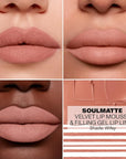 Morphe Soulmatte Velvet Lip Mousse Matte Lipstick - Air-Whipped, Soft Matte Lip Makeup with Vitamin E to Hydrate, Soften and Smooth Lips - Wifey (0.128 Oz)