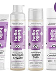 Hello Bello Soft Lavender Conditioner | Hypoallergenic, pH-Balanced & Dermatologist-Tested, Plant Based Formula for Babies and Kids | 10 FL Oz