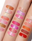 Oulac Shine Nude Liquid Lipstick for Women-Lip Plumper Lip Gloss for Dry Lip Care, Lightweight Soft and Hydrating Lip Tint Stain with Vitamin E & Rose Oil Vegan & Cruelty-Free, S01