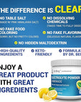 Dr. Berg Zero Sugar Hydration Keto Electrolyte Powder - Enhanced w/ 1000 mg of Potassium & Real Pink Himalayan Salt (NOT Table Salt) - Lemonade Flavor Hydration Drink Mix Supplement - 50 Servings