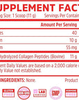 Zhou Collagen Peptides - Pure Hydrolized Collagen Powder for Women & Men, Grass Fed Natural Bovine Collagen for Skin, Hair Growth, Joints & Bones - 18 oz Jar (46 Servings)