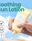 THANKYOU FARMER Sun Project Soothing Sun Lotion SPF 30 - Korean Sunscreen with Centella Asiatica - Dermatologist Tested, Broad Spectrum, Hydrating, Lightweight, No White Cast - 1.69 fl oz