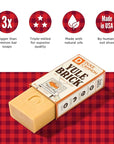Duke Cannon Holiday Limited-Edition Yule Brick Big Brick of Soap - 10oz Bar, Triple Milled, Charred Wood & Leather Scent, Perfect for Men, Supports U.S. Veterans, 3 Pack