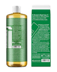 Dr. Bronner's - Pure-Castile Liquid Soap Bottle & Refill Carton Made with 82% Less Plastic (Almond, 32 oz) - Face, Body, Hair, Laundry, Dishes & More, Super-Concentrated, Organic, Vegan, Non-GMO