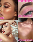 3 Pcs Highlight Cream Contour Sticks Set,Shimmer Stick Women(01#,02#,03#)