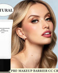 Skin Tone Adjusting CC Cream SPF 50,Cosmetics CC Tone (Natural)