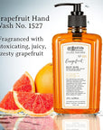 C.O. Bigelow Hand Wash Grapefruit, Village Perfumer Moisturizing Hand Soap for Bathroom & Kitchen with Aloe Vera and Pro-Vitamin B5, 10 fl oz