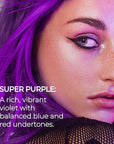 XMONDO Color Super Purple Depositing Mask & Semi-Permanent Purple Dye | Infused with Bond Booster Technology & Hyaluronic Acid for Nourishment, Revitalization & Repair, Vegan Formula, 8 Fl Oz 1-Pack