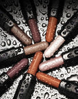 Neutral Eyeshadow Stick Makeup Set, Metallic Shimmer Matte Cream Eye Shadow Eyeliner Brightener Pencil Crayon - Cinnamon Coco