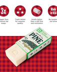 Duke Cannon Supply Co. Big Brick of Soap Bar for Men Holiday Edition - Illegally Cut Pine (Fresh Split Pine Scent), 10 oz. (6 Pack)