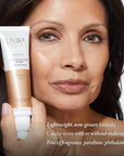LAURA GELLER NEW YORK Spackle Primer - Bronze - Super-Size 2 Fl Oz - Hyaluronic Acid Makeup Primer for Mature Skin