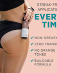 Self Tanner Tanning Mousse Kit - USA Made with Natural & Organic Ingredients, Self Tanner Mousse and Mitt, Tan Kit, Fake Tan Tanning Foam, Ultra Dark, Sunless Tanners Best Sellers