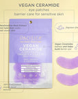 Pacifica Undereye Mask Vegan Ceramide Hydrating Jelly Eye Patches - Under Eye & Smile Line Masks for Fine Lines & Puffiness, Barrier Repair for Sensitive Skin, Fragrance-Free Vegan Clean Beauty