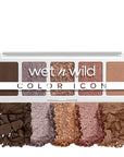 wet n wild Color Icon Eyeshadow Makeup 5 Pan Palette, Matte, Shimmer, Metallic, Long Wearing, Rich Buttery Pigment, Cruelty Free - Camo-flaunt
